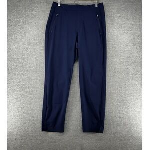 Tommmy Bahama Everyday Active Pants Women Size Large Blue Drawstring Elastic